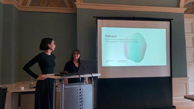 Foto Vortrag auf Workshop